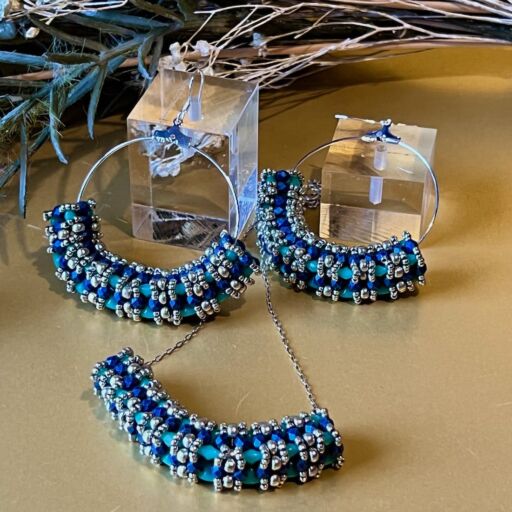 Fiesta Set Blue Silver