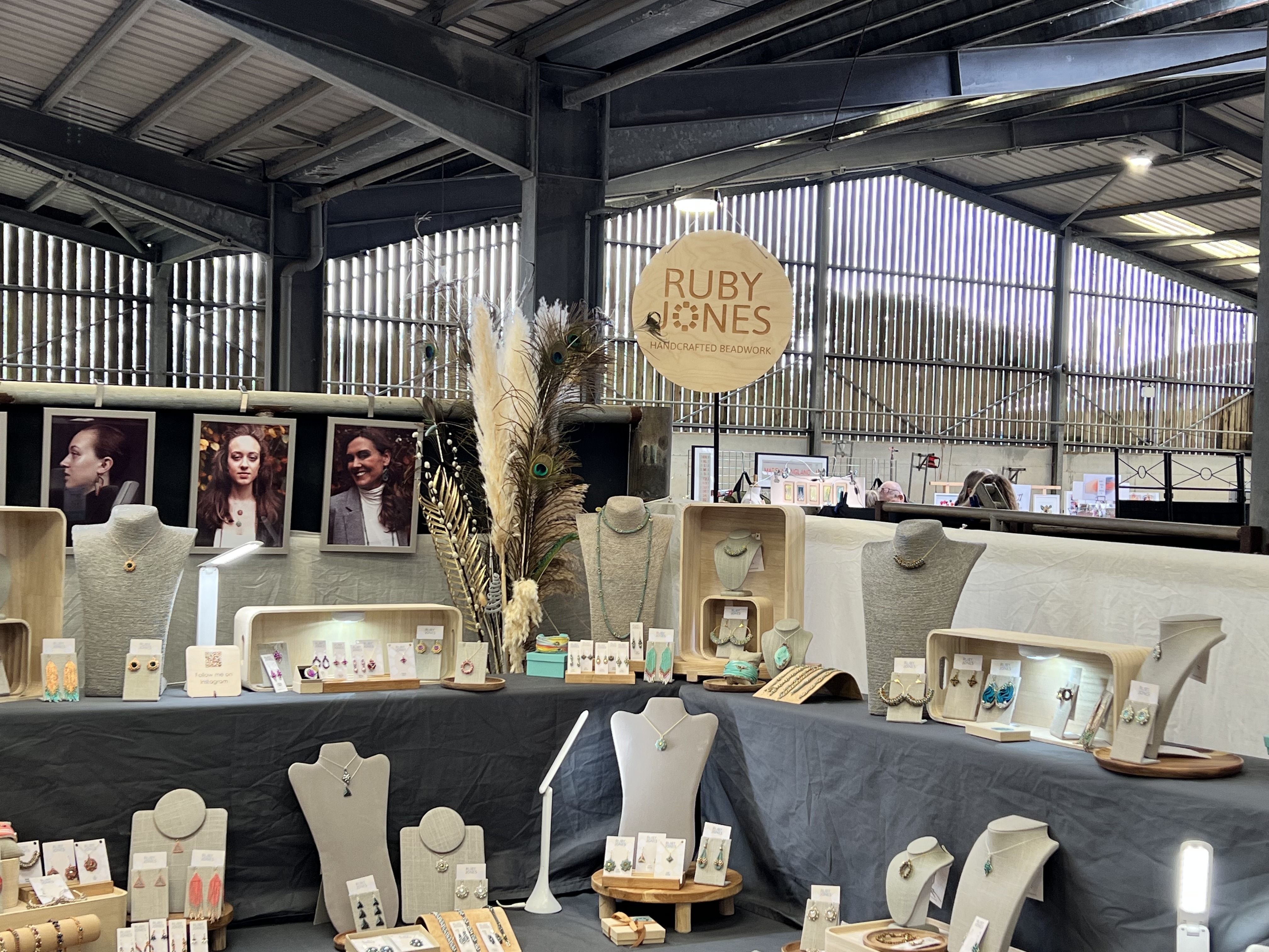 Ruby Jones display at Artisan Made