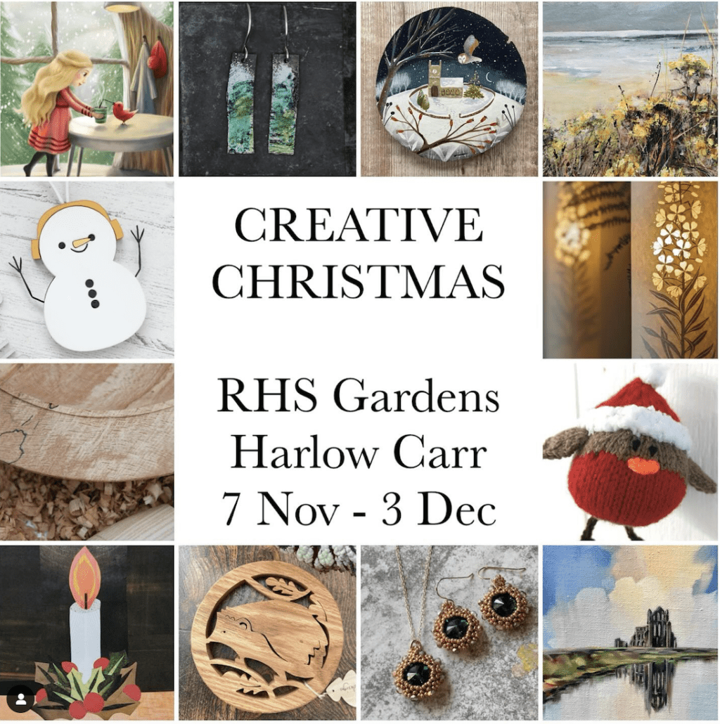 Harlow carr Creative Christmas poster 7th November to 3rd December