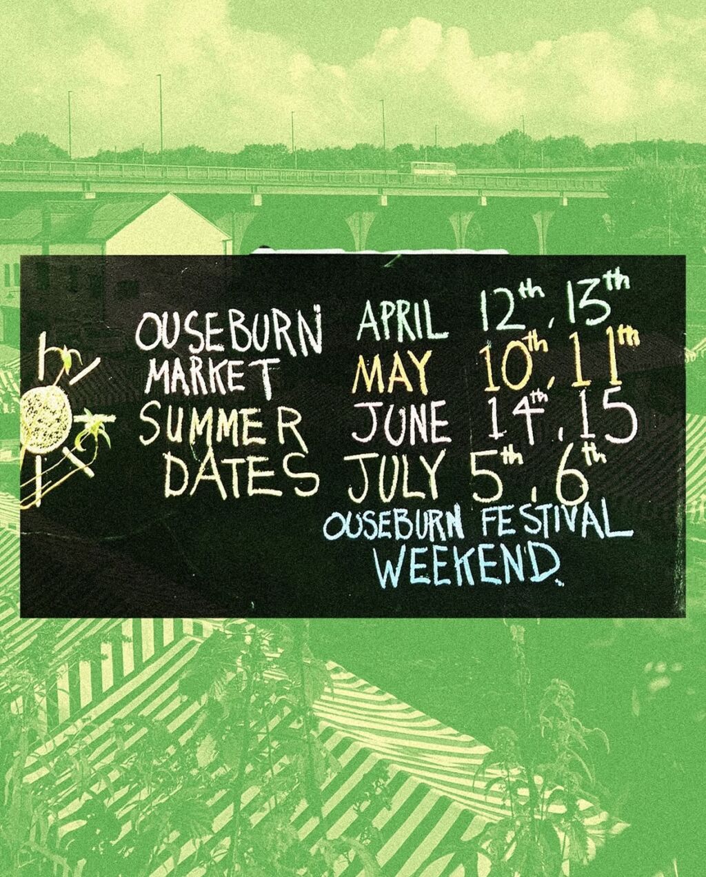 Ouseburn Market 2025 dates