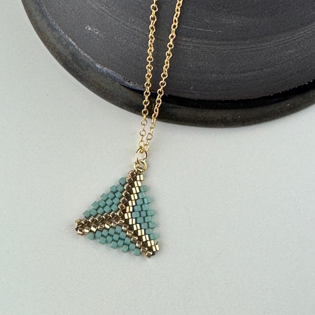 Triangle Pendant - RUBY JONES